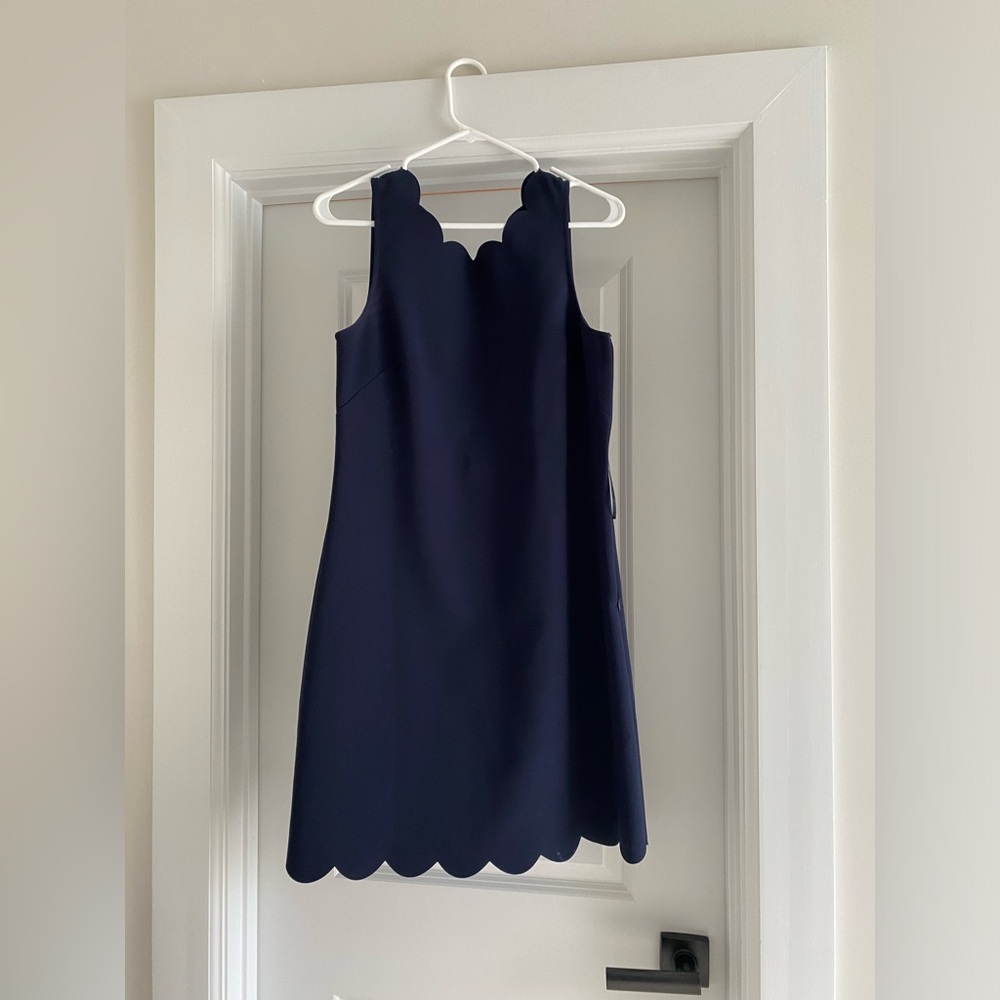 JCrew scalloped edged dress Size 6